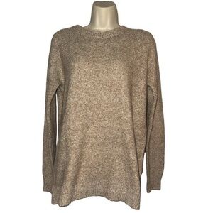 Pink Clover Classic Beige Knit Sweater Size Small